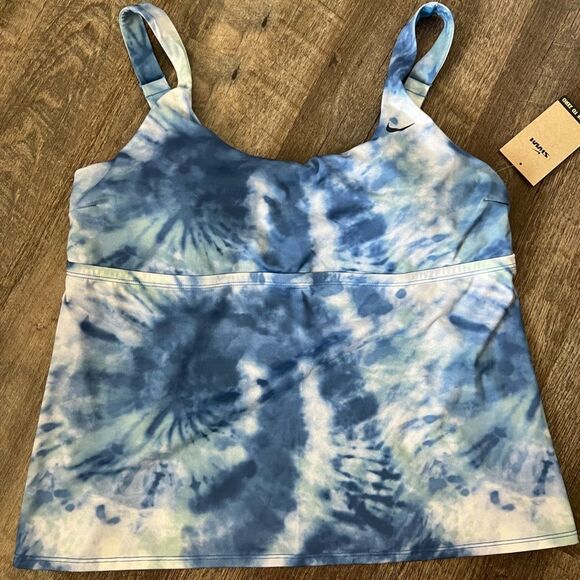 Nike Scoop Neck Tankini Top and Full Coverage Bikini Bottom Set- Size XXL - Picture 3 of 9